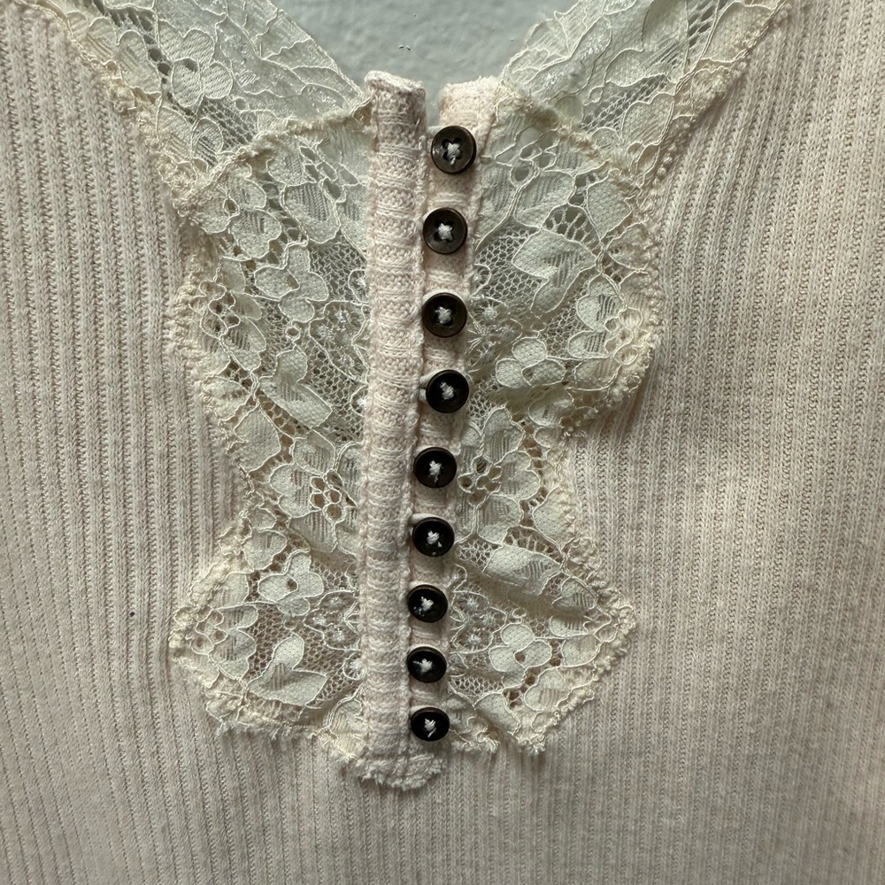 Free People To The West Ribbed Top 🎀 - Picture 4 of 8